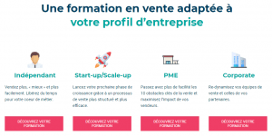 Une formation en vente adaptée à votre profil d'entreprise